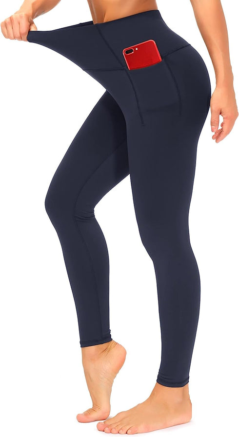 Dragon Fit High Waisted Legging for Women Tummy Control Workout Running Yoga Pants with Pockets